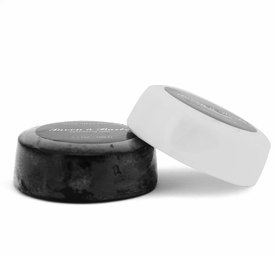 2pcsShaving Soap Bamboo + Milk Foaming Lather Razor Barber Salon