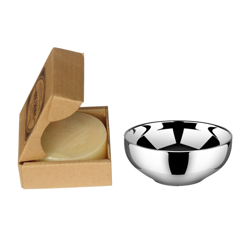 Shaving Soap + Bowl